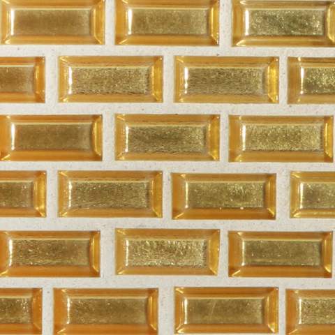 Venetian ½ x 1 Brick / Color: Gold / Finish: Smooth (LIMITED TO STOCK ON HAND)