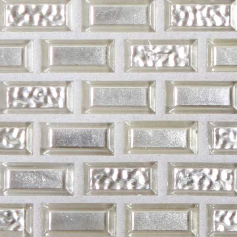 Venetian ½ x 1 Brick / Color: White Gold / Finish: Smooth and Wave Mix (LIMITED TO STOCK ON HAND)